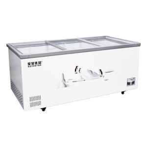 星星优品1230升深底岛柜直冷卧式商用冰柜冷藏冷冻转化柜超市便利店大容量展示柜SD/SC-1230BG-U