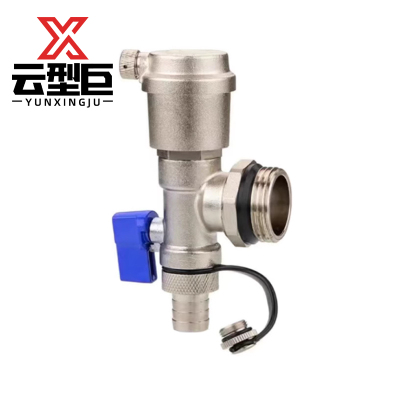 云型巨 地暖分水器暖气片放水阀门 地热分水器放水阀排水排气排污阀门 1寸 单位:个