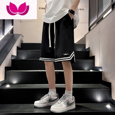 七斓美式潮牌篮球短裤男士夏季薄款宽松休闲裤衩子跑步速干运动五分裤