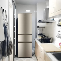 海尔BCD-219LHC3E0YH219升三门冰箱 2级能效 节能家用电冰箱 三开门冷藏冷冻 宿舍办公