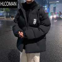 HLCOMAN棉衣外套男士款潮牌宽松加厚晋江羽绒棉服男生面包棉袄情侣