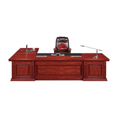 中豫鑫泽 ZYXZ4052202 油漆家具老板桌大班台办公桌主管经理桌含副柜 2.8米