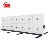 DXBG钢制档案架密集柜档案室密集架手摇式移动档案柜文件柜资料柜一列七组每立方单价