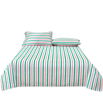 天琴床品三件套200*230cm柔软舒适贴身亲肤夏日笙歌粗布TQ-S66