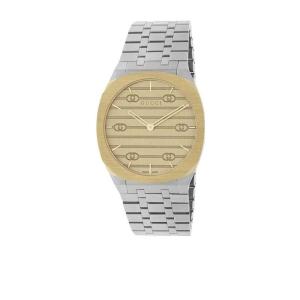 代购古驰Gucci腕表YA163403女子新款专柜正品金色手表 裸色