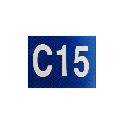 室外电容反光铭牌(105×80×1.5mm PVC 3M反光膜)1块