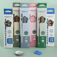 HERO英雄铅笔三角杆HB小学生一年级初学者用考试2B铅笔涂卡