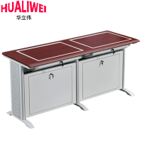 华立伟翻转电脑桌双人张