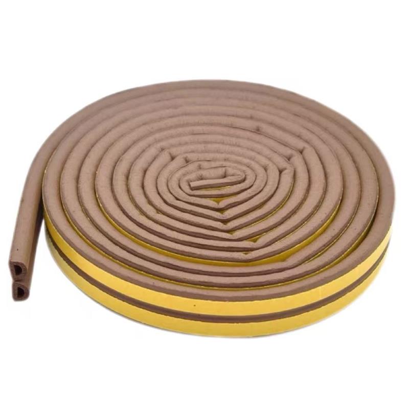 中锦科技 自粘密封胶条门窗隔音箱盒密封条 宽9mm高6mm[D型] 米