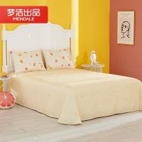 美帮汇家纺全棉床单单件北欧双人学生宿舍单人床全棉被单被罩