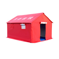 探在途 TZT40614152 防雨帐篷应急救援消防红帐篷 3*4m