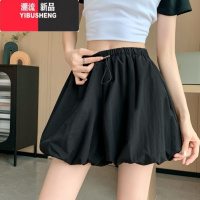 YIBUSHENG冰丝速干运动短裤女季薄款宽松显瘦a字阔腿休闲裤花苞灯笼裤裙