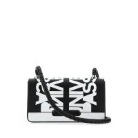 博柏利(BURBERRY)女士手拿包二色调皮革单肩包时尚百搭配饰羊皮内