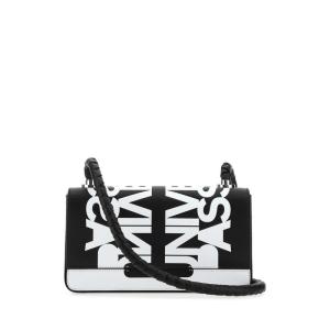 博柏利(BURBERRY)女士手拿包二色调皮革单肩包时尚百搭配饰羊皮内 PRINTED