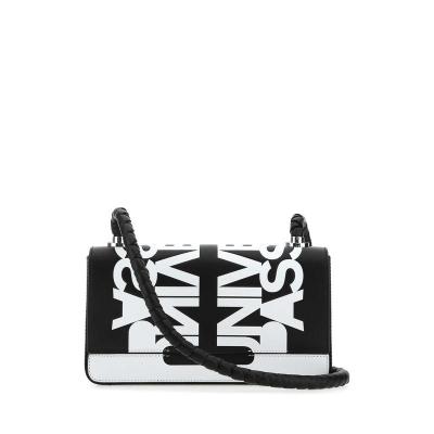 博柏利(BURBERRY)女士手拿包二色调皮革单肩包时尚百搭配饰羊皮内