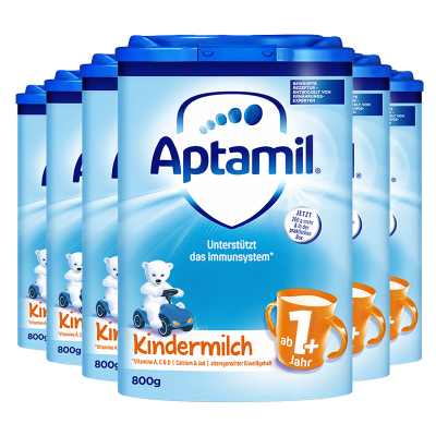 德国爱他美Aptamil婴幼儿配方奶粉1+段（1岁以上）800g6罐装