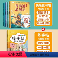[5册]六下快乐读书吧+练字帖 [正版]快乐读书吧六年级下册阅读鲁滨逊漂流记汤姆索亚历险记尼尔斯骑鹅旅行记爱丽丝漫游奇境