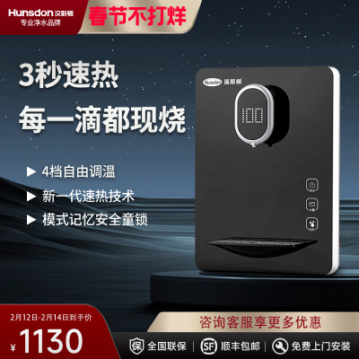 汉斯顿/Hunson净水器管线机家用速热壁挂式饮水机小型即热温热可调温直饮机G300