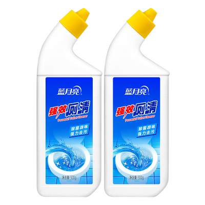 蓝月亮 洁厕剂 强效厕清500g*2瓶 马桶除臭去异味去渍去黄洁厕剂 强效配方,专业去重垢,除菌辟味