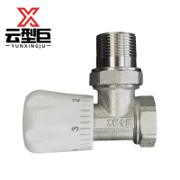 云型巨 角式内外丝温控阀 家用暖气片散热器配件 DN25 单位:个