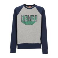 高田贤三(Kenzo)纯棉圆领长袖卫衣男运动休闲百搭配宽松套头衫