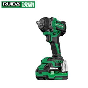 锐霸 21V锂电无刷冲击扳手 RB-809ST 650N.m 双电4.0AH 台