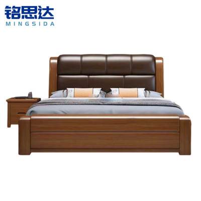 铭思达实木软包床