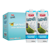 UFC 100%纯椰子水 1L*4盒