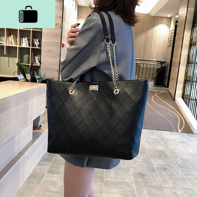 大包包女2020新款韩版潮简约百搭手提单肩包仙女大容量软皮托特包NEW LAKE女士单肩包