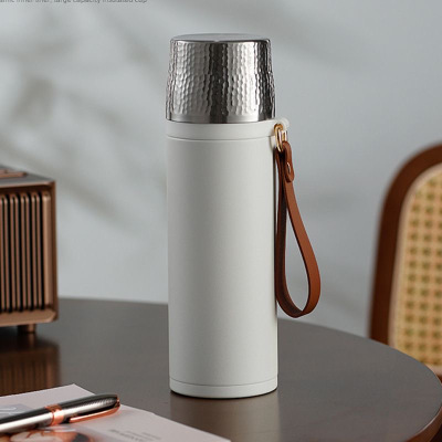 陶瓷内胆焖茶杯锤纹保温杯