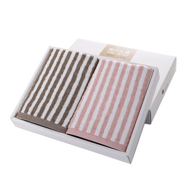 loftex亚光毛巾礼盒洗脸家用洗澡面巾2条全棉吸水毛巾