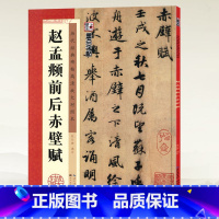 [正版]学海轩赵孟頫前后赤壁赋历代碑帖高清放大对照本墨点行书毛笔字帖书籍赵孟俯书法成人学生临摹古帖简体旁注讲解湖北美术