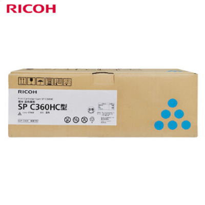 理光(Ricoh)SPC360C/360HC墨粉盒1支装 适用于SPC360DNW/C360SFNW