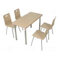 臻远 ZY4040833 餐桌椅组合学校食堂桌椅一桌四椅