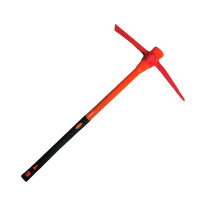 铁洋 土镐 红色 带柄 把