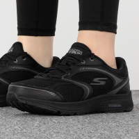 Skechers斯凯奇女鞋新款动感印花复古缓震运动跑鞋128280-BBK ZP