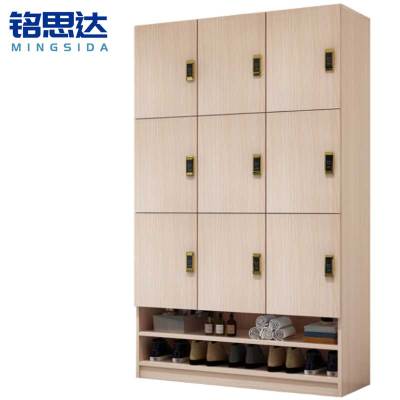 铭思达更衣柜三层9门台