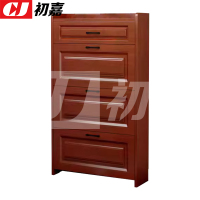 初嘉(CJ)木质翻斗鞋柜入户门口窄边鞋柜单层单抽屉