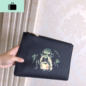 GVC狗头手包手拿包信封包手抓男士包袋欧美个性社会包潮男手夹包NEW LAKE男士手拿包