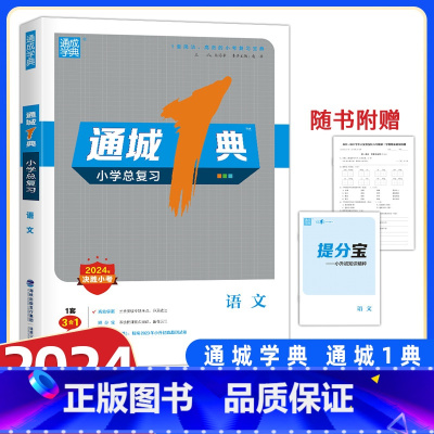通城1典小学总复习 语文 小学通用 [正版]2024版江苏通城学典1典小学总复习语文数学英语江苏版小学毕业升学总复习资料
