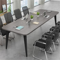 顺华 办公桌 XYF-4x\木质 2.8m会议桌长桌简约现代简易书桌大长工作台小型洽谈桌
