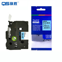 旗胜 色带36mm 蓝底黑字 TZe-561 个
