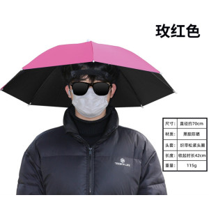 铁迅黑胶伞帽D69 顶