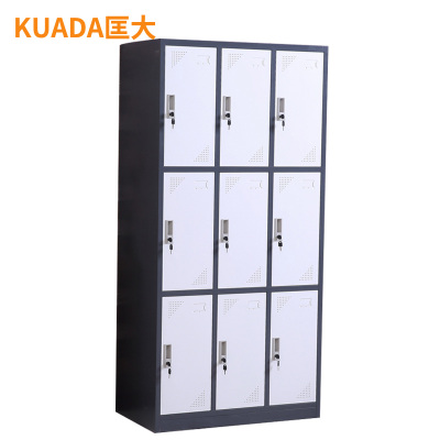 匡大 钢制办公柜储物柜办公室更衣柜 九门