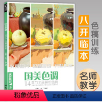 [正版]经典全集国美色调色彩静物色稿训练临摹书水粉写生对画照片花质感零基础入门自学艺高考联考中国美院教程材书籍杨建飞