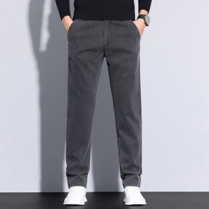 精品男士休闲裤抗皱易打理舒适柔软耐磨弹力多色百搭潮牌男裤新品