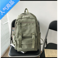 封后双肩包女大学生古着感书包森系简约中学生韩版高中大容量潮男背包学生书包