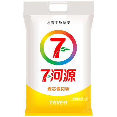 七河源 麦芯雪花粉2.5kg 内蒙河套平原红小麦