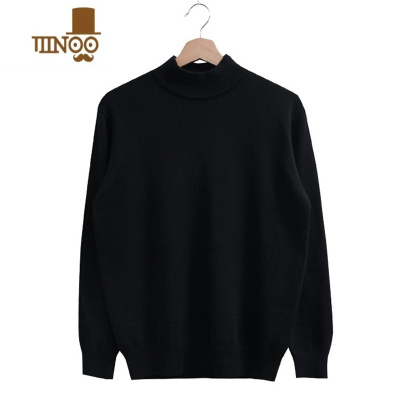 YANXU高街毛衣男轻熟风韩版个性半高圆领打底衫ins港风中领痞帅