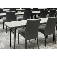 白寅办公会议桌一套 简约现代长条桌会议室(含桌布)